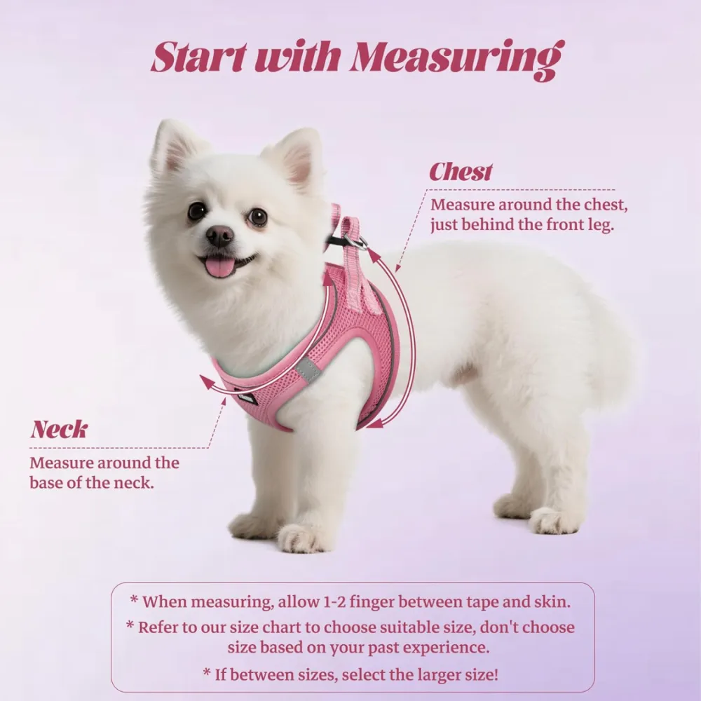 No Pull Dog Puppy Harness And Leash Set 4