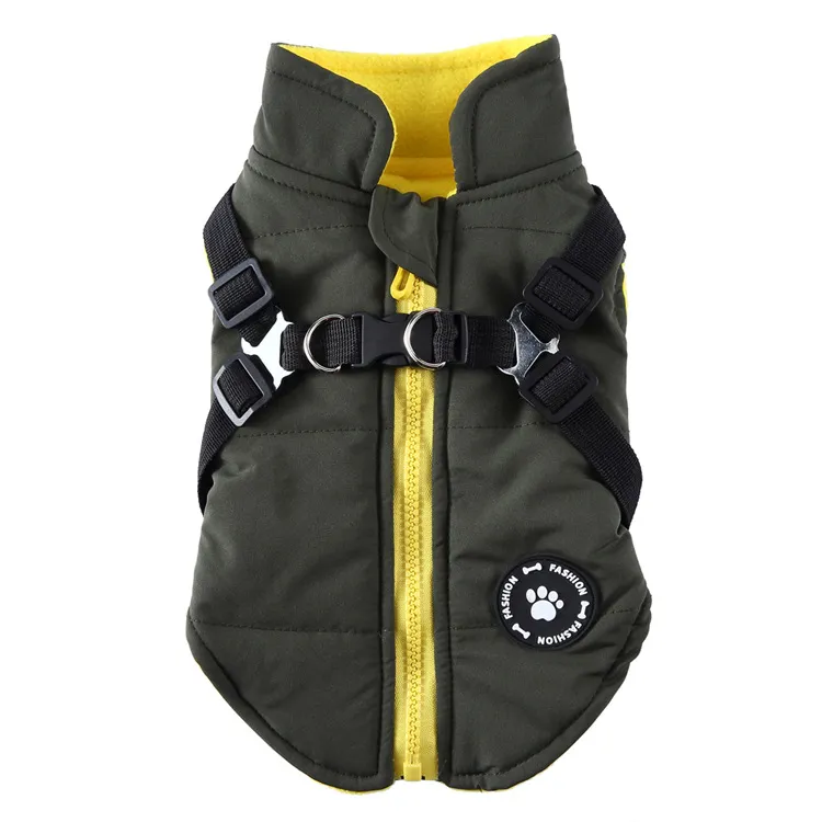 Chest Strap Jacket Cotton-padded Coat 3