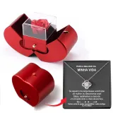 Fashion Jewelry Box Red Apple Christmas Gift 1