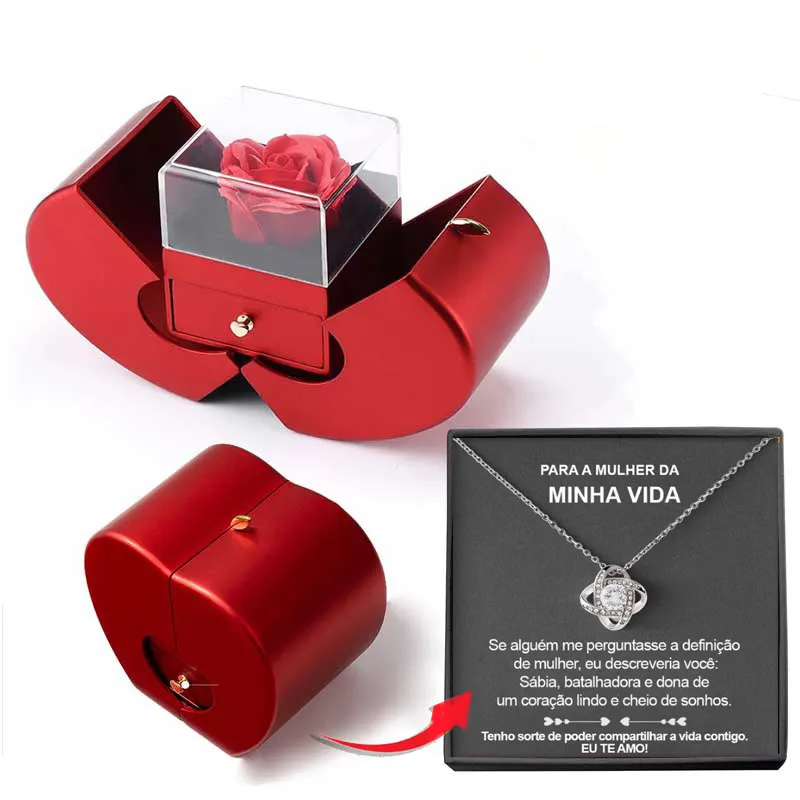 Fashion Jewelry Box Red Apple Christmas Gift 31