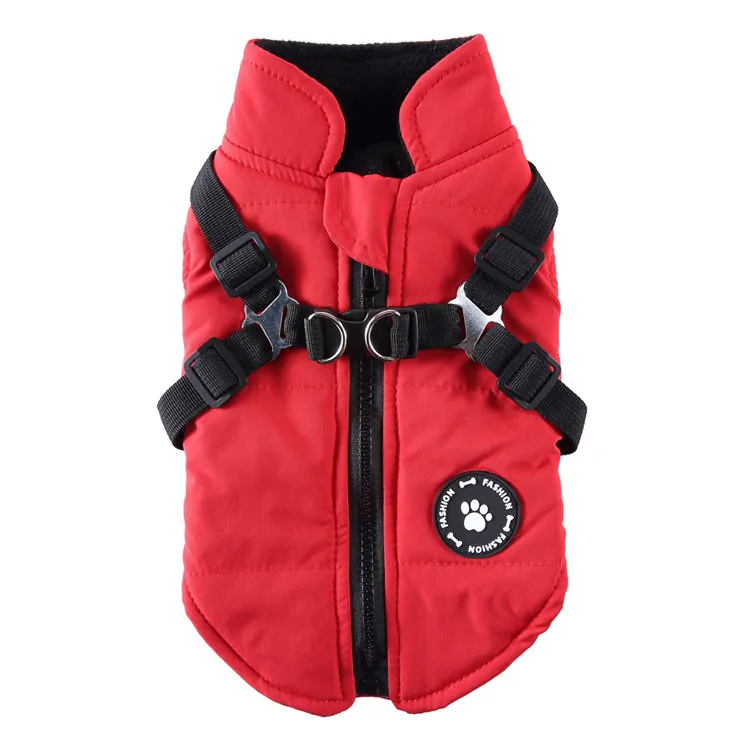 Chest Strap Jacket Cotton-padded Coat 4