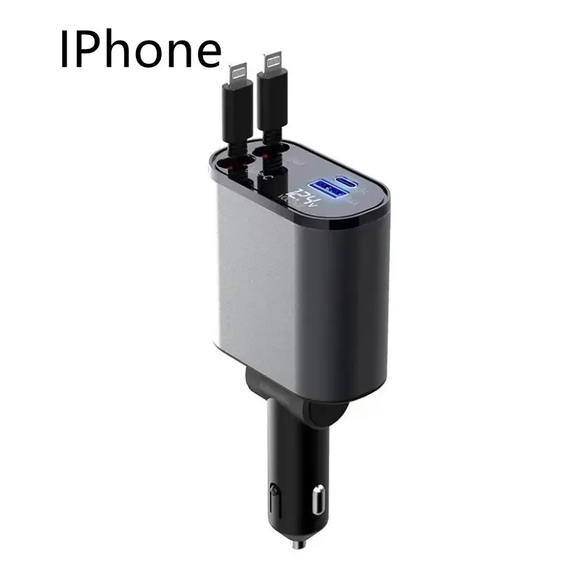 Metal Car Charger 100W Super Fast Charging 14
