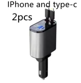Metal Car Charger 100W Super Fast Charging 12