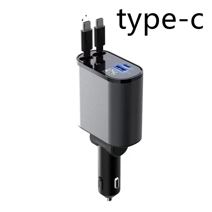 Metal Car Charger 100W Super Fast Charging 23
