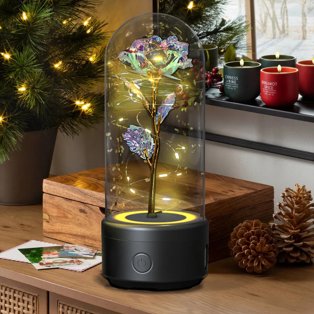 Creative 2 In 1 Rose Flowers LED Light 11