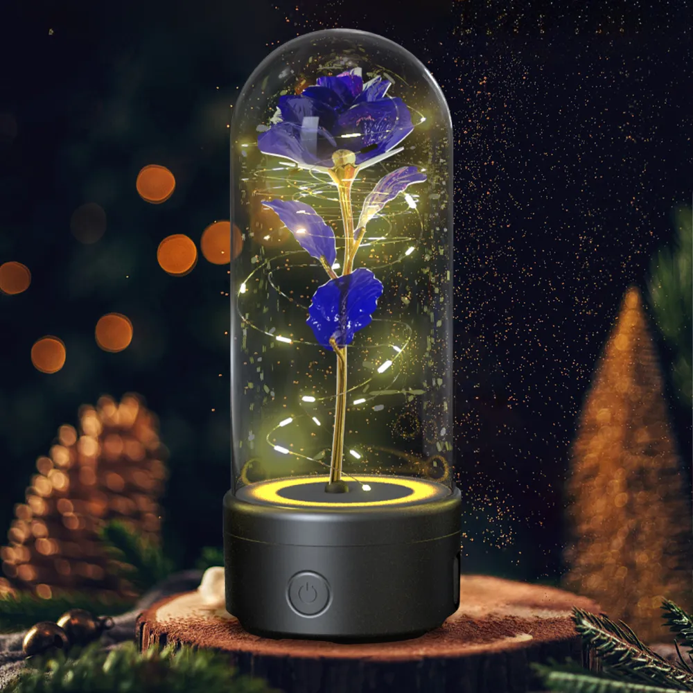 Creative 2 In 1 Rose Flowers LED Light 8