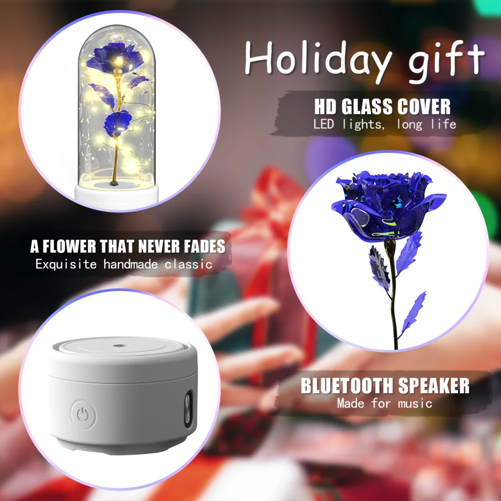 Creative 2 In 1 Rose Flowers LED Light 20