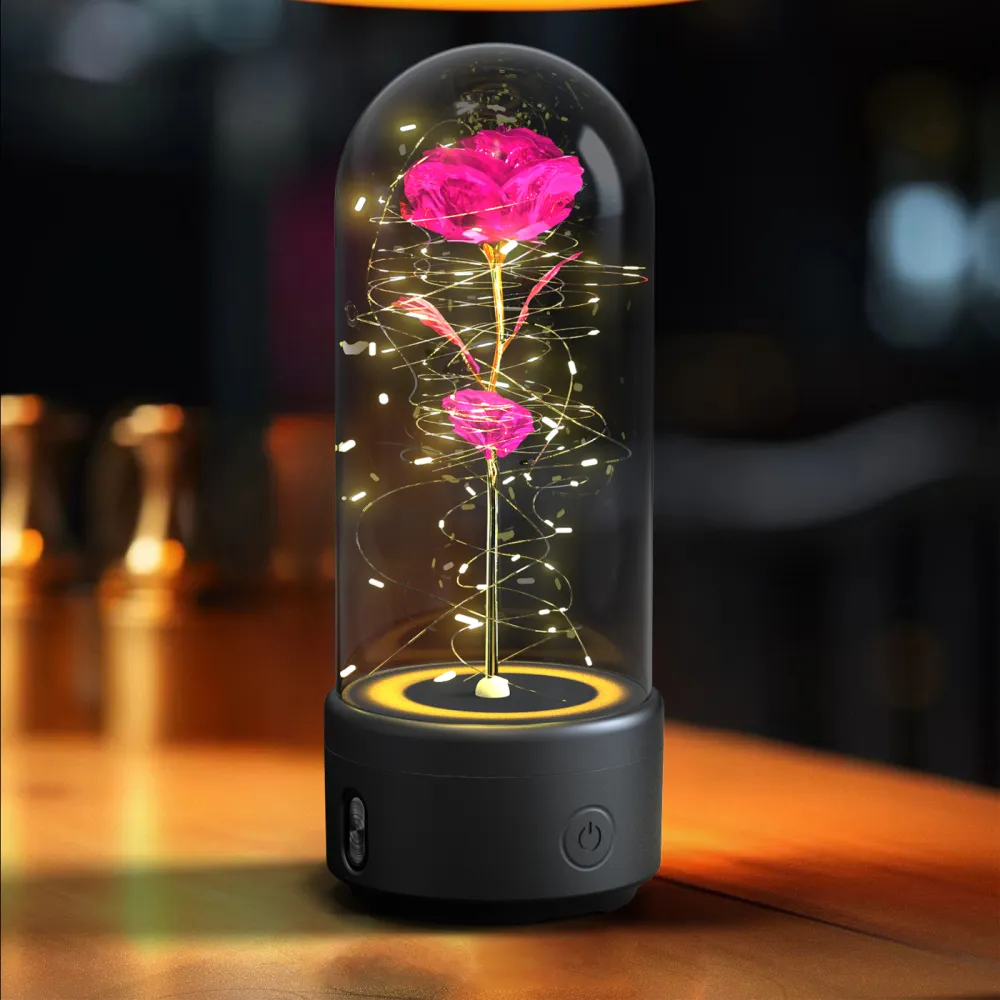 Creative 2 In 1 Rose Flowers LED Light 14