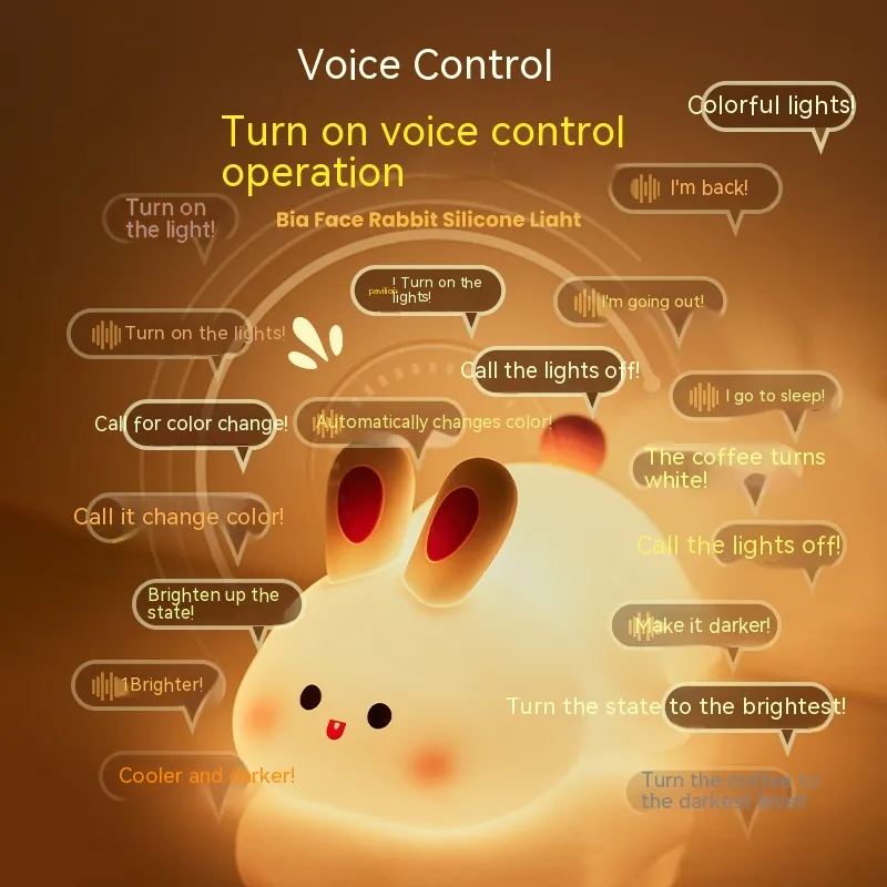 Cute LED Night Light Touch Sensor Cartoon 4