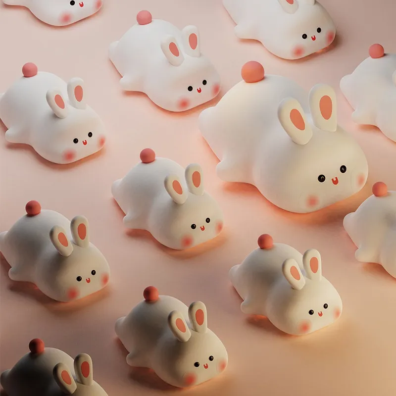 Cute LED Night Light Touch Sensor Cartoon 6