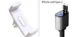 Metal Car Charger 100W Super Fast Charging 8