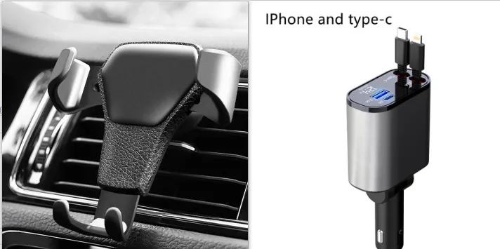 Metal Car Charger 100W Super Fast Charging 17