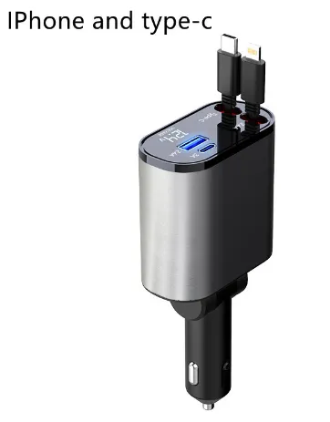 Metal Car Charger 100W Super Fast Charging 26