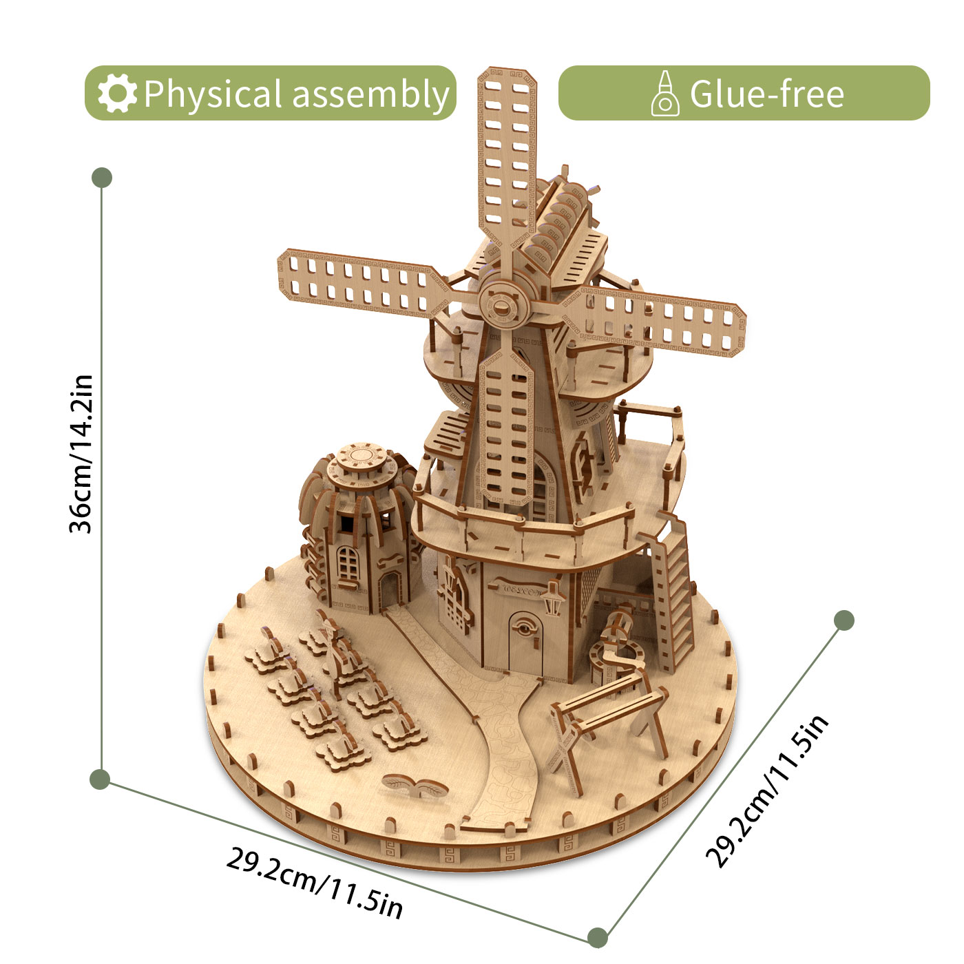Fashion Simple Williams Manor Shape Puzzle