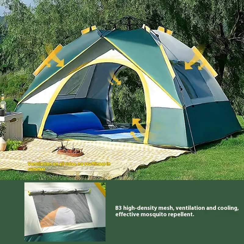 Tent Outdoor Camping 3-4 People Automatic 5