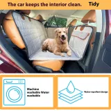 Widened Support Plate Car Dog Bed Rear Seat 6