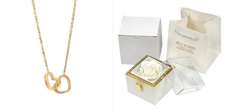 Rotating Soap Flower Rose Gift Box Creative 14