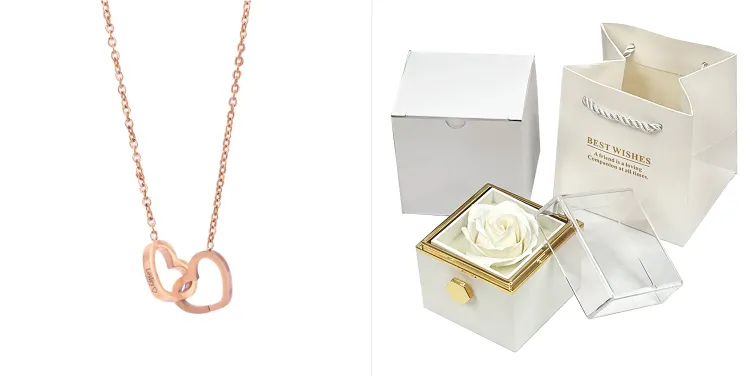 Rotating Soap Flower Rose Gift Box Creative 27