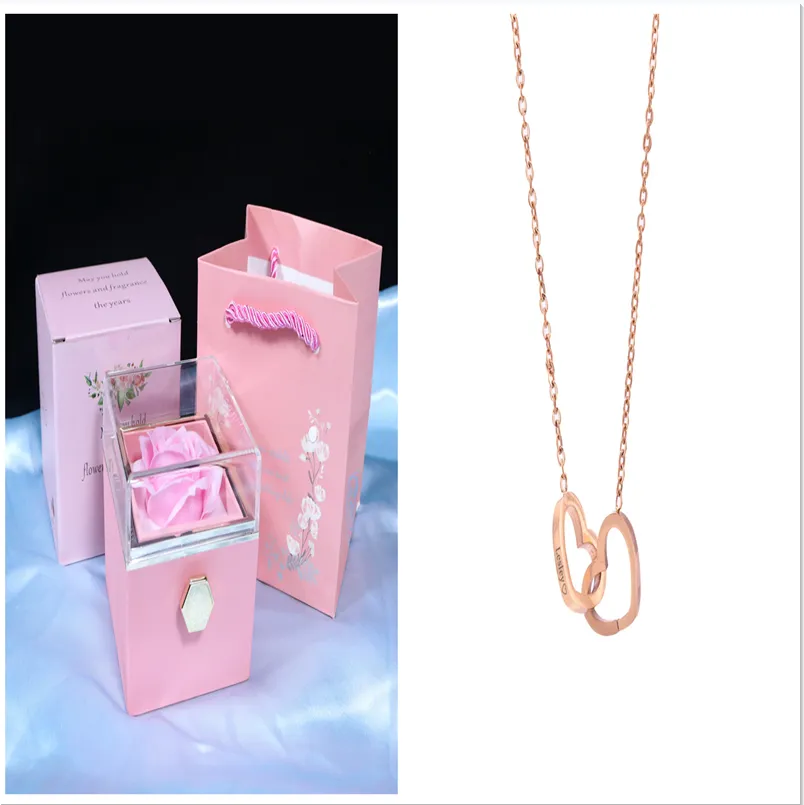 Rotating Soap Flower Rose Gift Box Creative 19