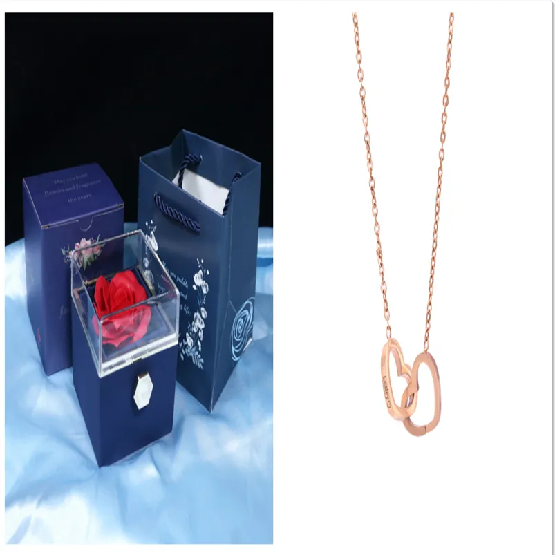 Rotating Soap Flower Rose Gift Box Creative 16