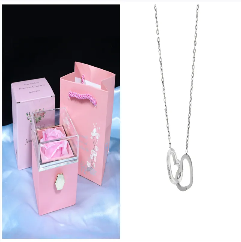 Rotating Soap Flower Rose Gift Box Creative 21