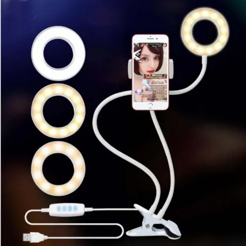 LED Selfie Ring Light for Live Adjustable 8