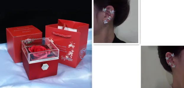 Rotating Soap Flower Rose Gift Box Creative 39