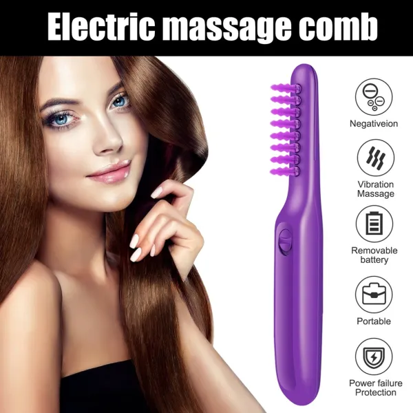 Electric Detangling Brush Scalp Massage Hair