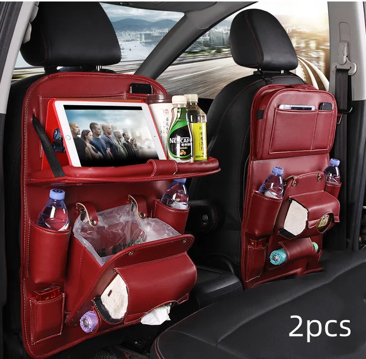 PU Leather Car Seat-Back Organizer 25
