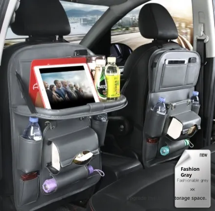 PU Leather Car Seat-Back Organizer 13
