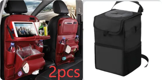 PU Leather Car Seat-Back Organizer 3