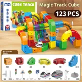 Small Train Track Cube Electric Assembled 4