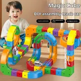 Small Train Track Cube Electric Assembled 9