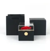 Rotating Soap Flower Rose Gift Box Creative 10