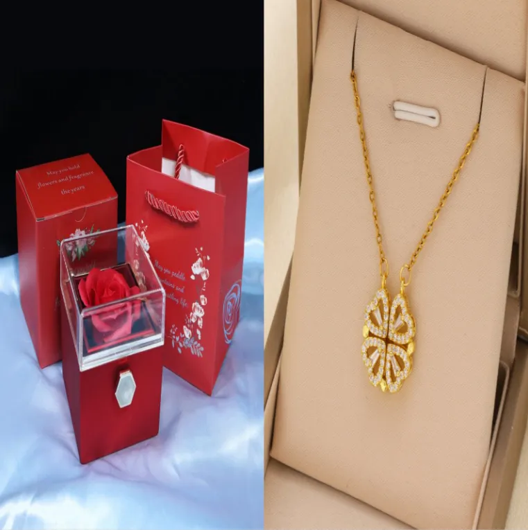 Rotating Soap Flower Rose Gift Box Creative 18