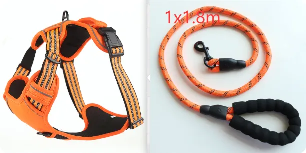 Dog Harness No Pull Breathable Reflective 12