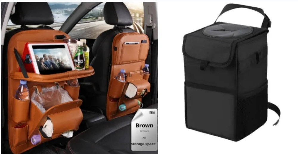 PU Leather Car Seat-Back Organizer 27