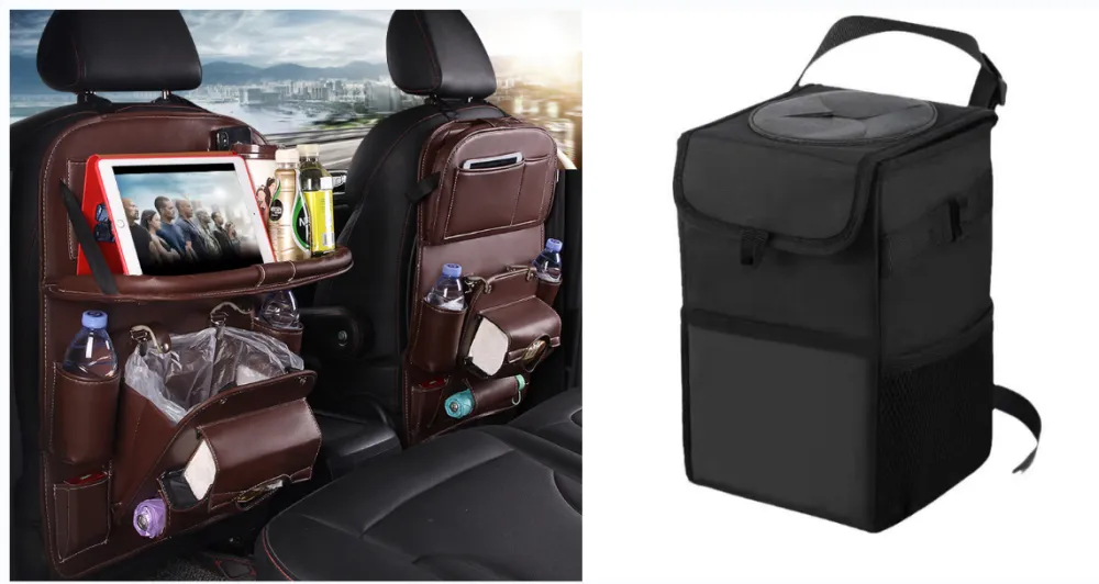 PU Leather Car Seat-Back Organizer 10