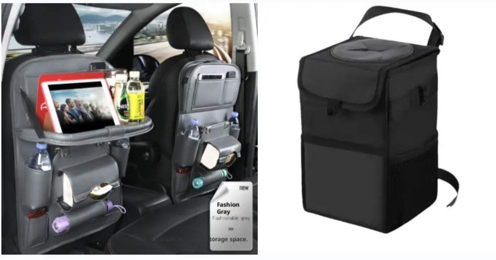 PU Leather Car Seat-Back Organizer 2